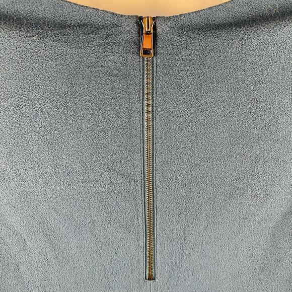 Vince Long Sleeve‎ Blue Teal Career Minimalist Classic Sheath Dress Size XS - Picture 3 of 11